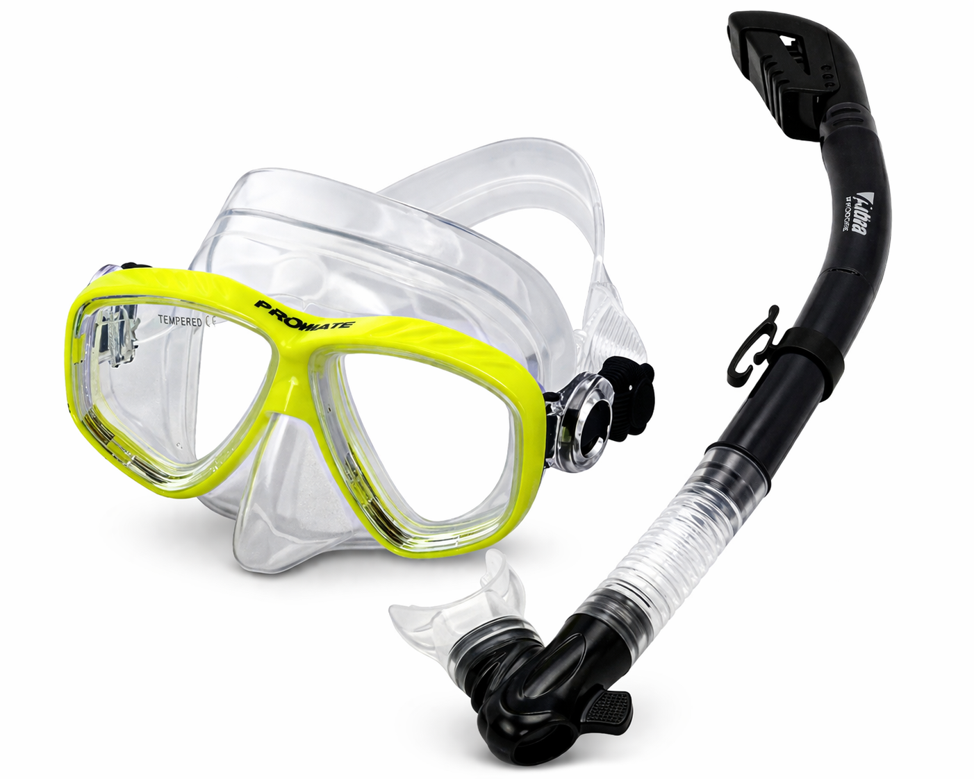 Promate Sea Sender & Cobra Dry Mask & Snorkel Set