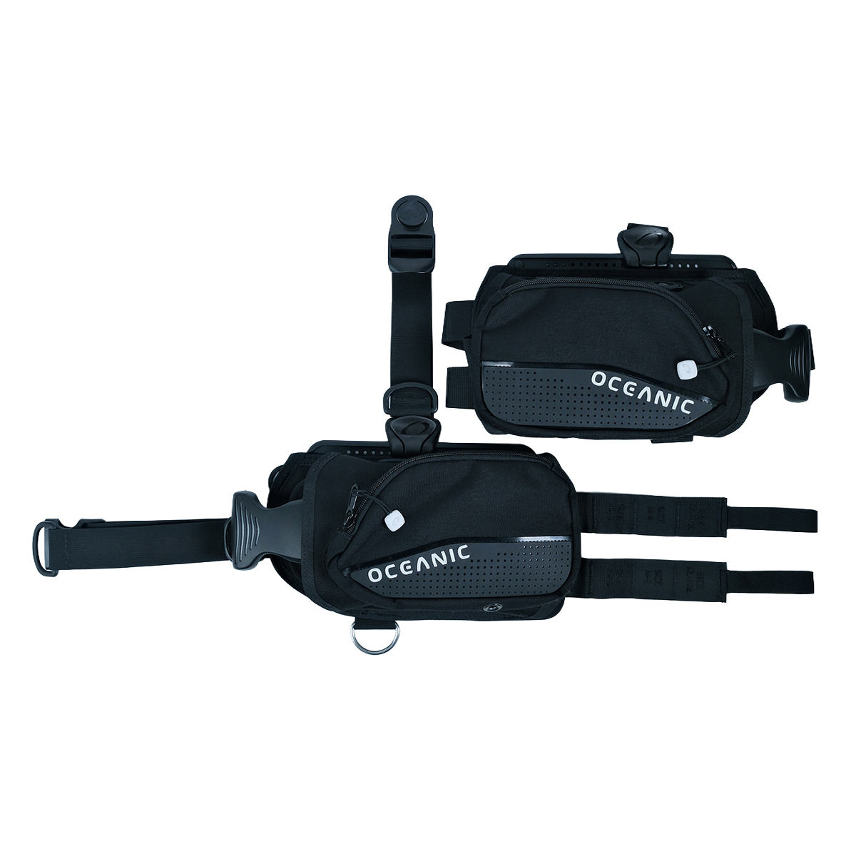 Pair of Oceanic Photon Pro QLR4 integrated weight pockets with 10 lb capacity per pocket for Photon Pro and Photon Air BCDs