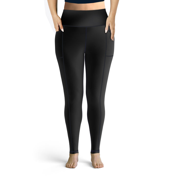 Spacefish Army Womens Night Dive Black Leggings