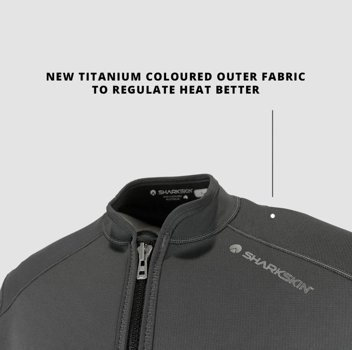 Sharkskin Mens Titanium 2 Chillproof Top LS Full Zip Top – House