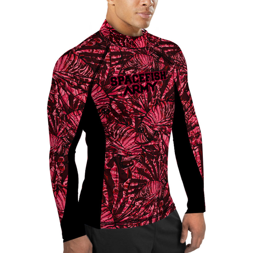 Spacefish Army Mens Lionfish Invasion Rashguard – House of Scuba