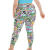 Spacefish Army Womens Candy Octopus Leggings