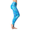 Spacefish Army Womens Turtle Tie Dye Leggings