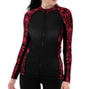 Spacefish Army Womens Lionfish Invasion Zip Rashguard