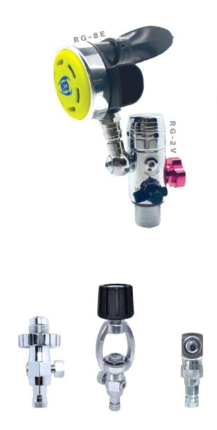 H2Odyssey Extra Air Source 1st & 2nd Regulator w/ QD Filler