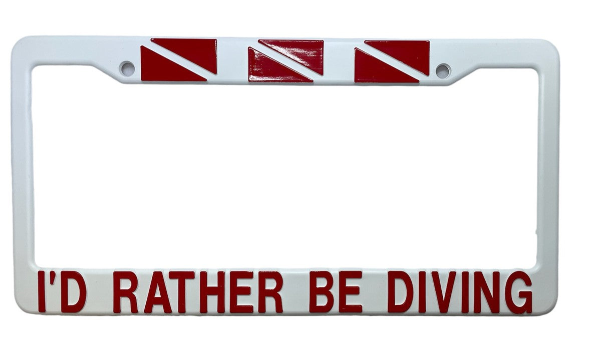 Trident Scuba License Plate Frames