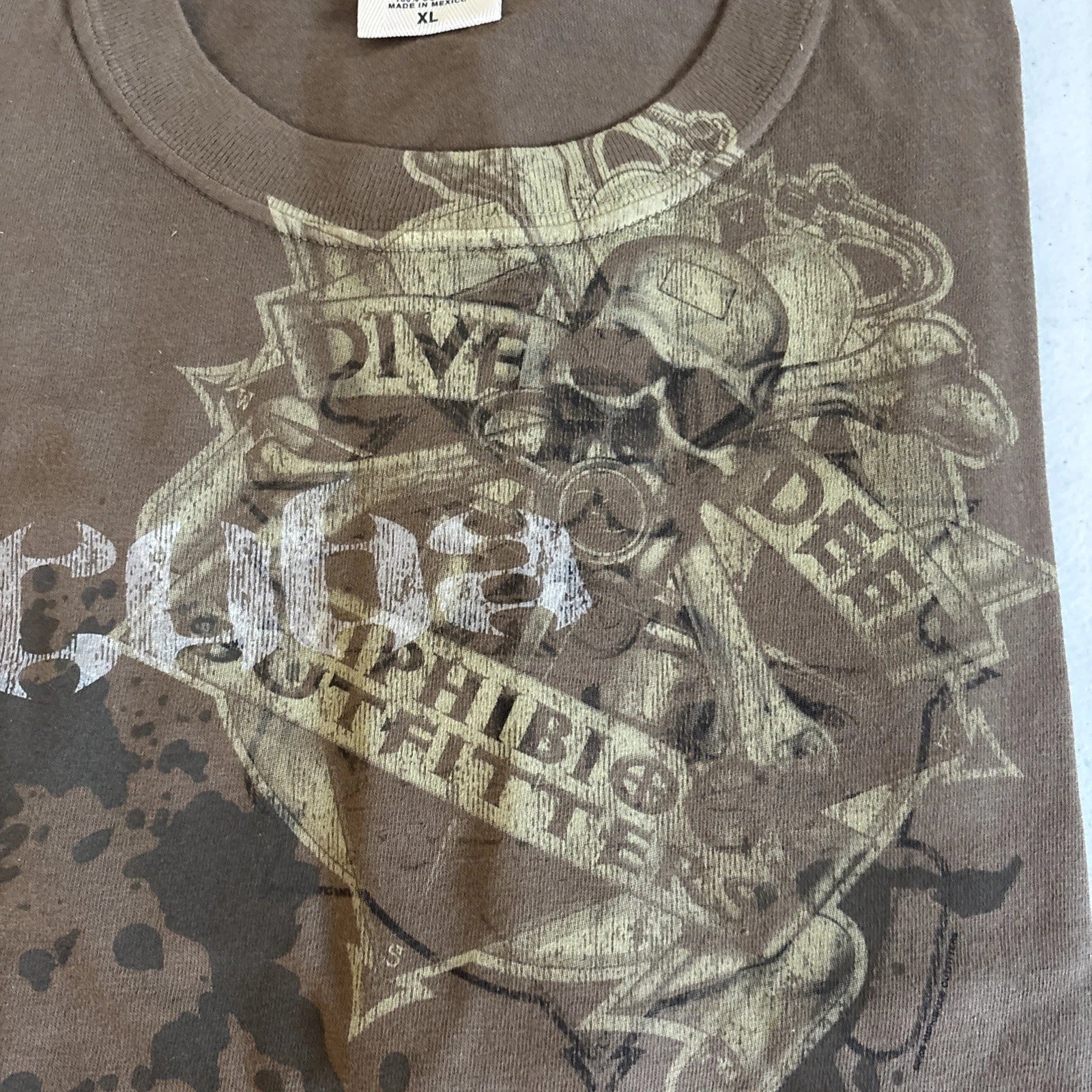 Amphibious Outfitters T-Shirt Dive AO Fashion Brown Scuba