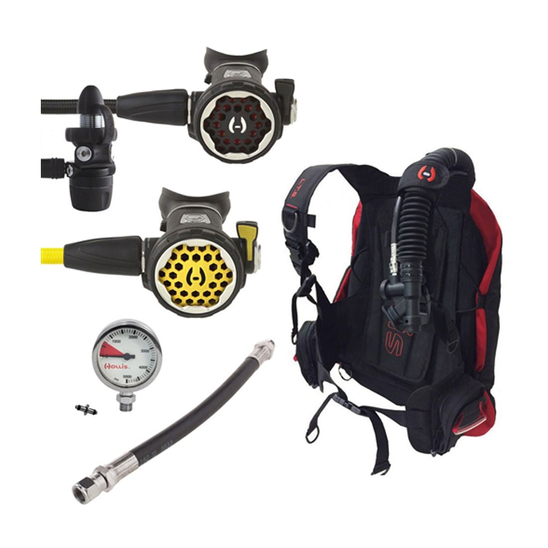 Hollis LTS BCD 150LX Regulator & Octo Package
