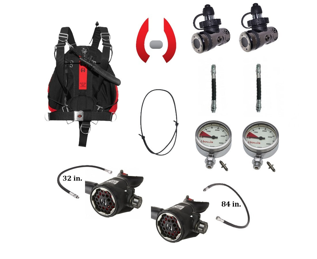 Hollis Katana 2 Side Mount System BCD Package