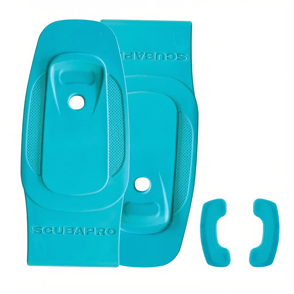 Scubapro Hydros Pro 2 Mini Pocket Lid Set replacement covers available in Turquoise