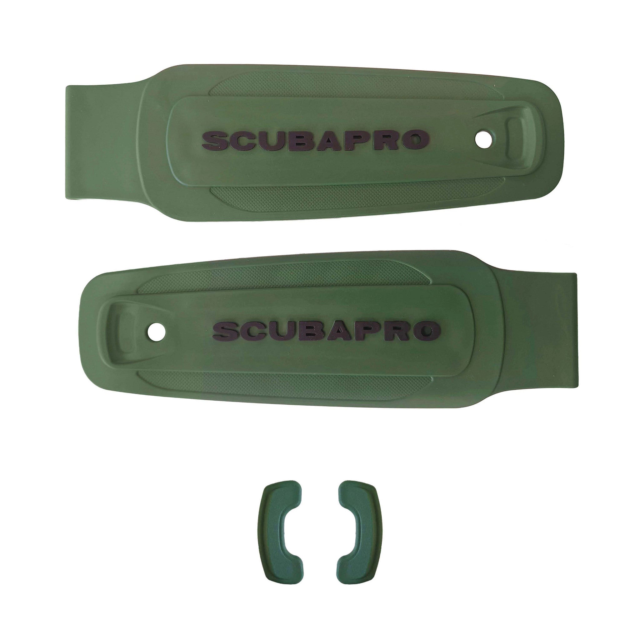 Scubapro Hydros Pro 2 Standard Pocket Lid Set replacement covers in Army Green