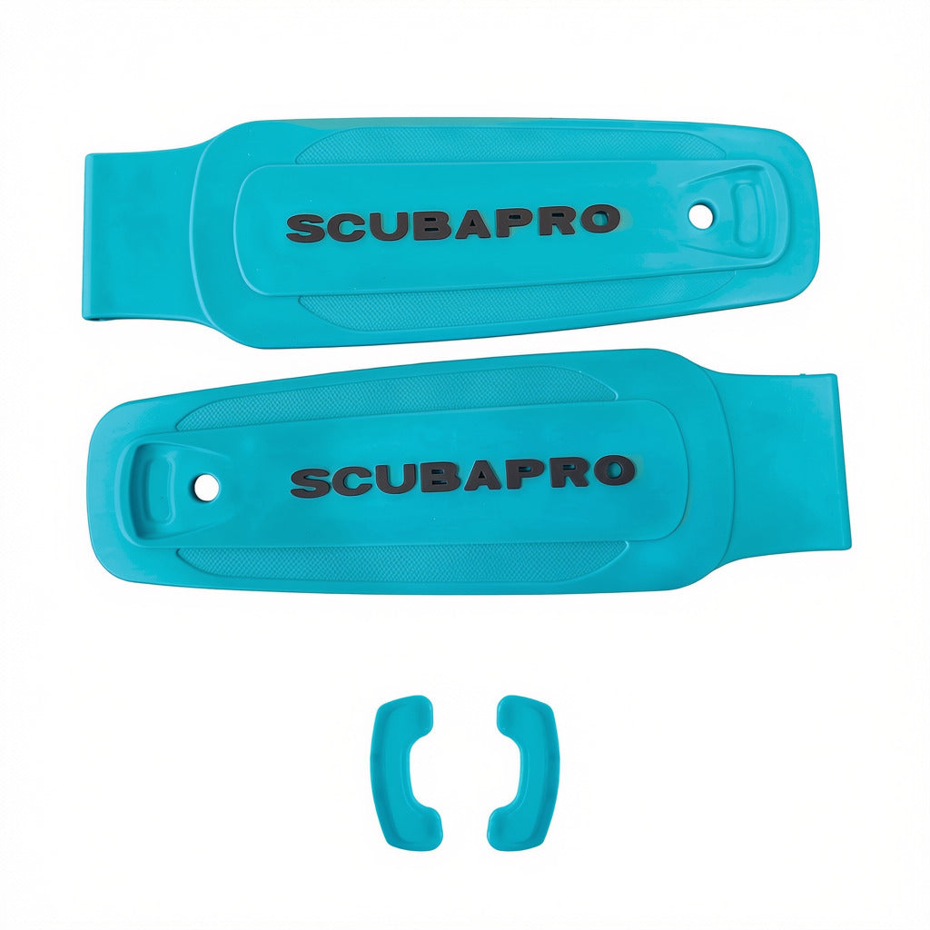 Scubapro Hydros Pro 2 Standard Pocket Lid Set replacement covers in Turquoise