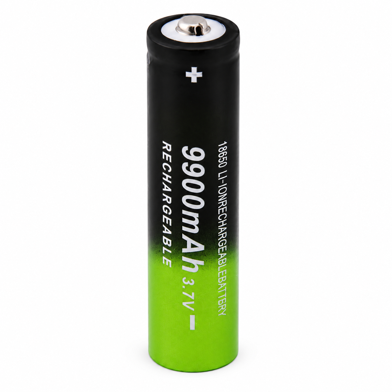 Skywolfeye 18650 Li-Ion 3.7V 9900mAh single rechargeable battery upright