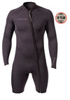 Henderson 3mm Mens Thermoprene Front Zip Long Sleeve Shorty Wetsuit
