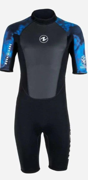 Aqua Lung 3mm Mens Hydroflex Shorty Wetsuit