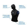 ScubaPro Everflex Yulex Dive Hooded Vest 5/3mm Men's Vest for SCUBA Diving