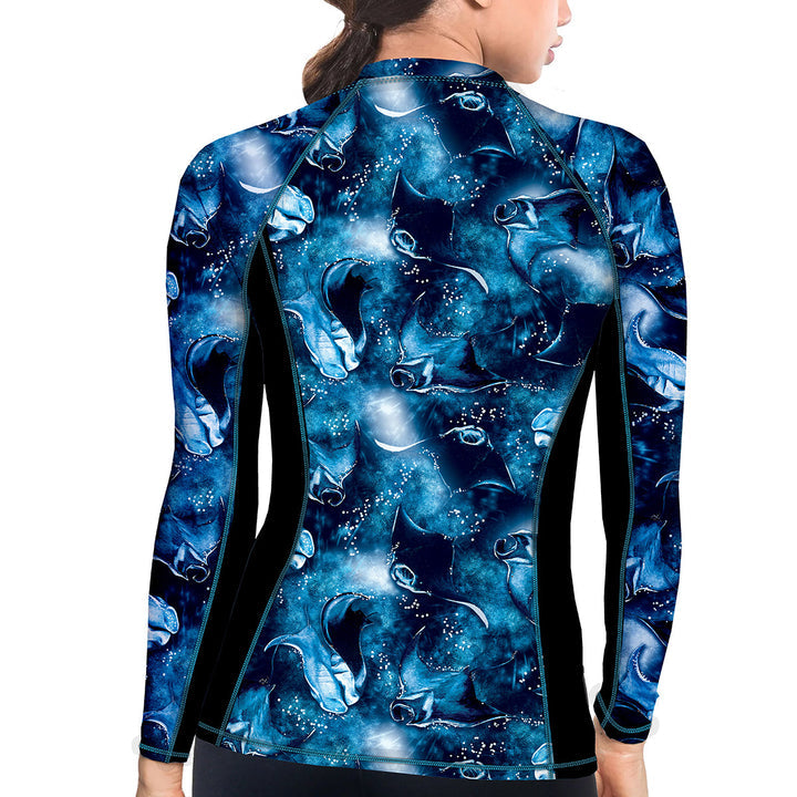 Spacefish Army Womens Manta Mayhem Rashguard