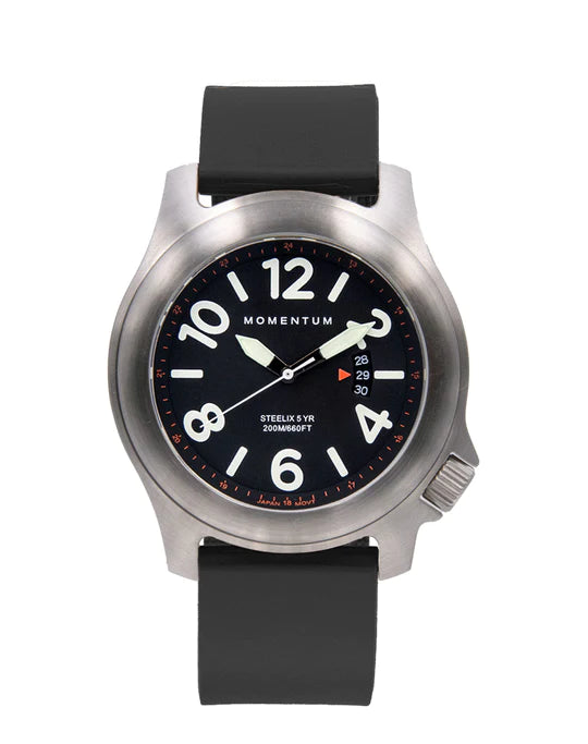 Momentum Steelix Ultra Tough Waterproof Watch w/ Rubber Band
