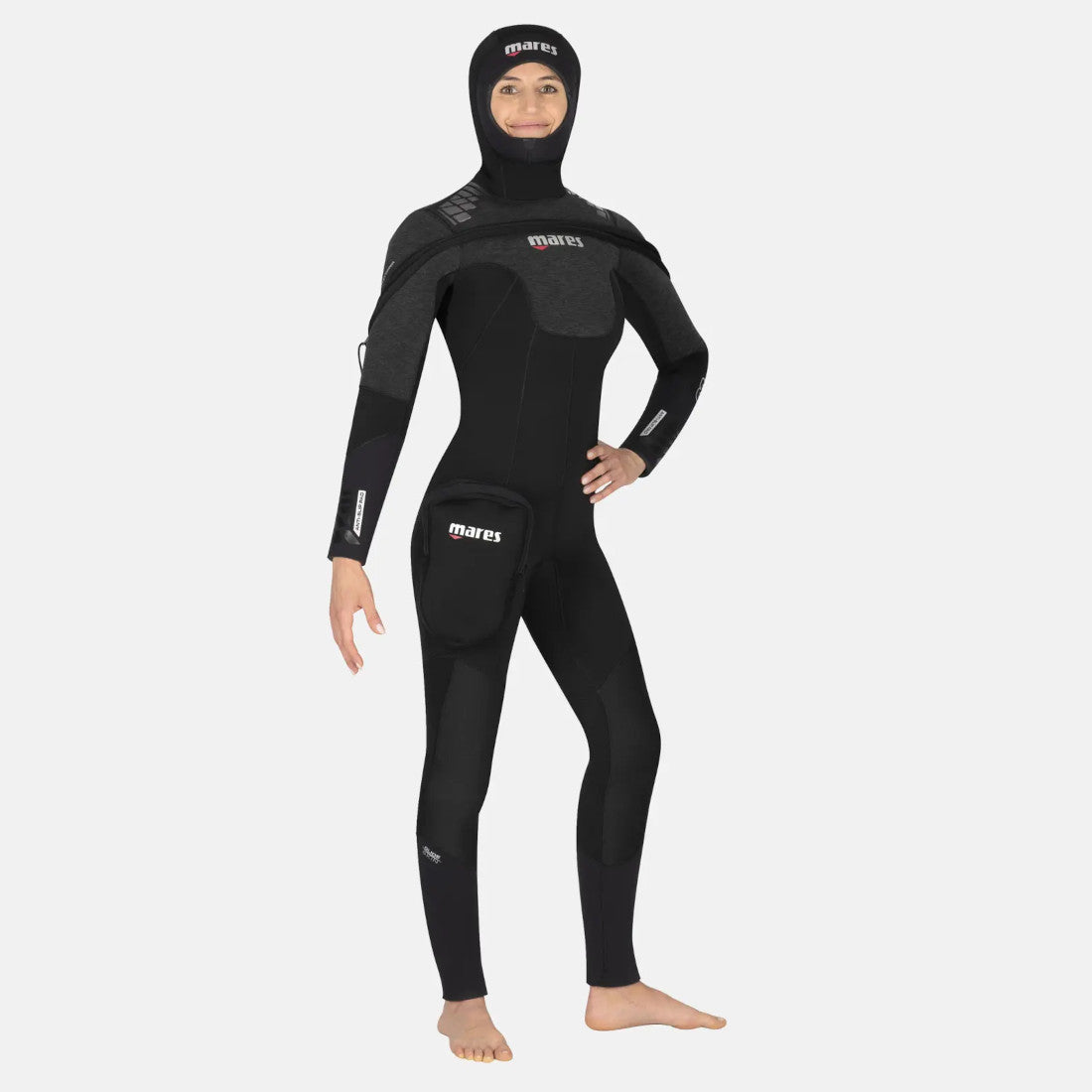 Mares 8/7mm Pro Therm Full Wetsuit Hooded