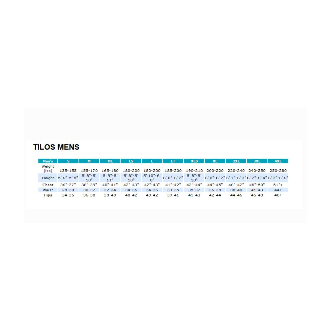 Tilos Mens Spandex Rashguard
