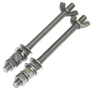 Zeagle SS Twin Tank Cylinder Mounting Screws & Mounting Plates