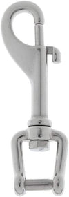 Heavy Duty 316 Stainless Steel Swiel Shackle Bolt Snap Hook