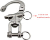 Jaw Swivel Snap Shackle 316 Stainless Steel For Diving