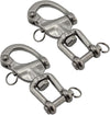 Jaw Swivel Snap Shackle 316 Stainless Steel For Diving