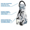 Scubapro CAMO Jet w/Spring Heel Strap Scuba Diving Fins