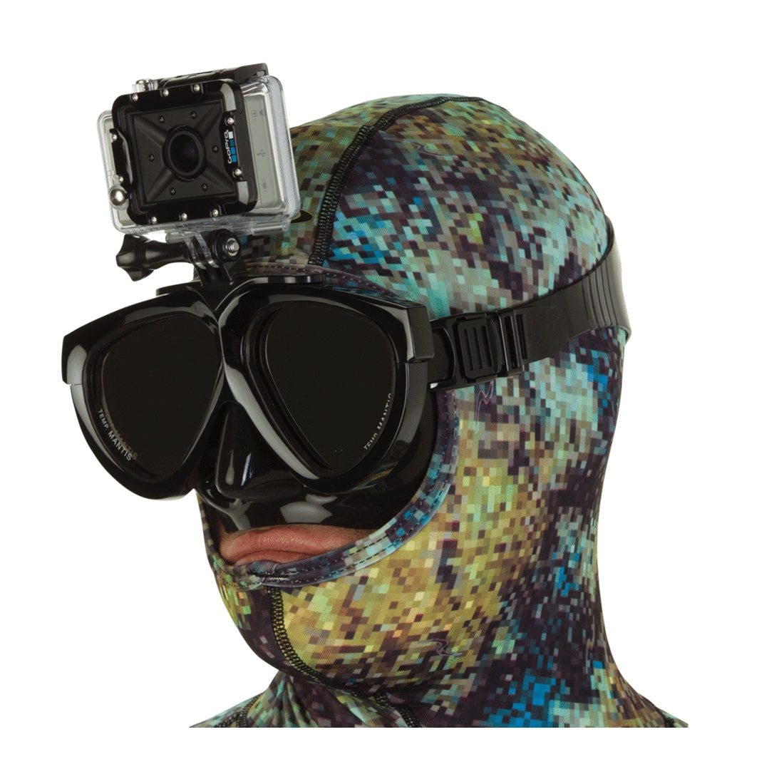 Riffe Go Pro Camera Mount for Mantis & Mantis 5 Spearfishing Mask – House  of Scuba