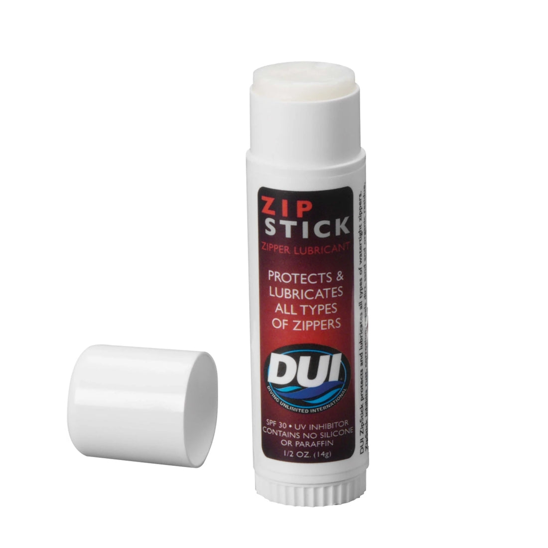 DUI ZipStick Lubricates All Types Of Zipper Drysuit Protects DUI ZipStick Lubricates All Types Of Zipper Drysuit Protects