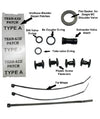 Zeagle Basic BC/BCD Repair Kit for Scuba Diving