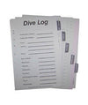 Trident Log Book Refill Sheets to Chart Scuba Dives and Dive School Information