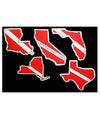 State Scuba Diving Bumper Stickers with Dive Flag Colors