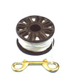 Trident DF44 75', 100' or 150' Scuba Diving Reel with Double Ended Bolt Snap