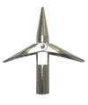 Trident Double Wing 6mm Rockpoint Tip Stainless Steel Spearfishing tip
