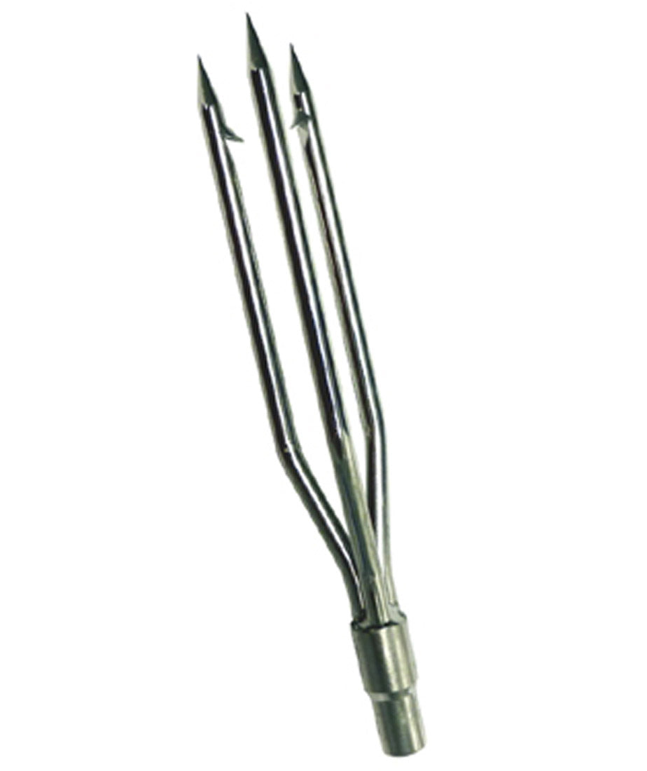 Trident Large Stainless Steel 3 Prong Tip for Spearfishing