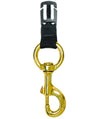 Innovative Scuba Concepts Sternum Clip with Brass Butterfly 4-5/8