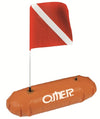 OMER Caravella Board 2ATM Spearfishing Dive Signal Marker Buoy SMB Float with Dive Flag - CLOSEOUT