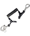 IST Stainless Wire-Reinforced Coil Lanyard with Quick Release Buckles