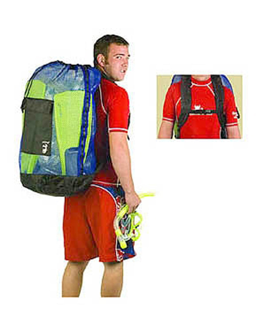 armorbags mighty mini backpack Armor Heavy Nylon Mesh Backpack Bag (#28DLX) Blue