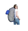 Light Weight Fold Up Mesh/Nylon Backpack Bag with Drawstring