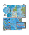 Franko's California Islands & Coast Maps - Scuba & More, Laminated or Fold-Up