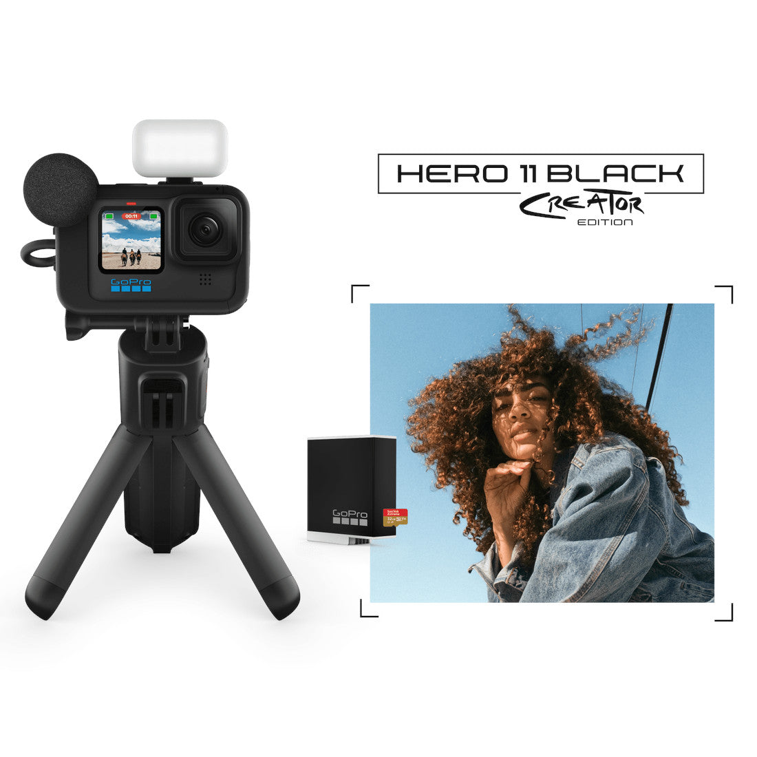 Gopro Hero11 Black Camera Creator Edition - All in One Content Capturing Set