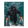 DUI Cortex Men's Front-Entry Scuba Diving Drysuit - Black