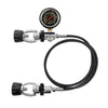 XS Scuba Deluxe Cylinder Equalizer with Braided HP Hose