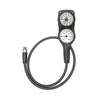 XS Scuba Miflex Two Gauge Console Depth and Pressure Gauge