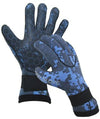Body Glove Free Dive 3mm Camouflage 5 Finger Gloves with Polyurethane Palm