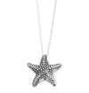 Starfish Necklace Sterling Silver Sea Star Charm Jewelry Ocean Life Nautical Pendant