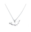 Narwhal Sterling Silver Small Charm Necklace Petite Jewelry